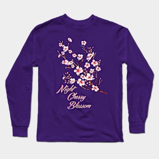 Night of the Cherry Blossom Long Sleeve T-Shirt